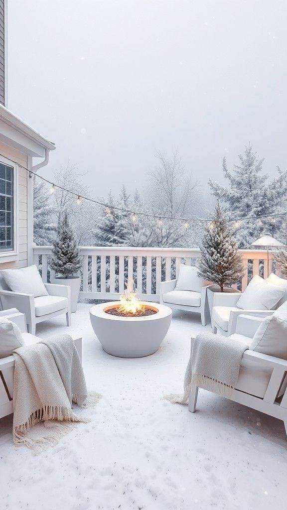 Snowy White Winter Decor