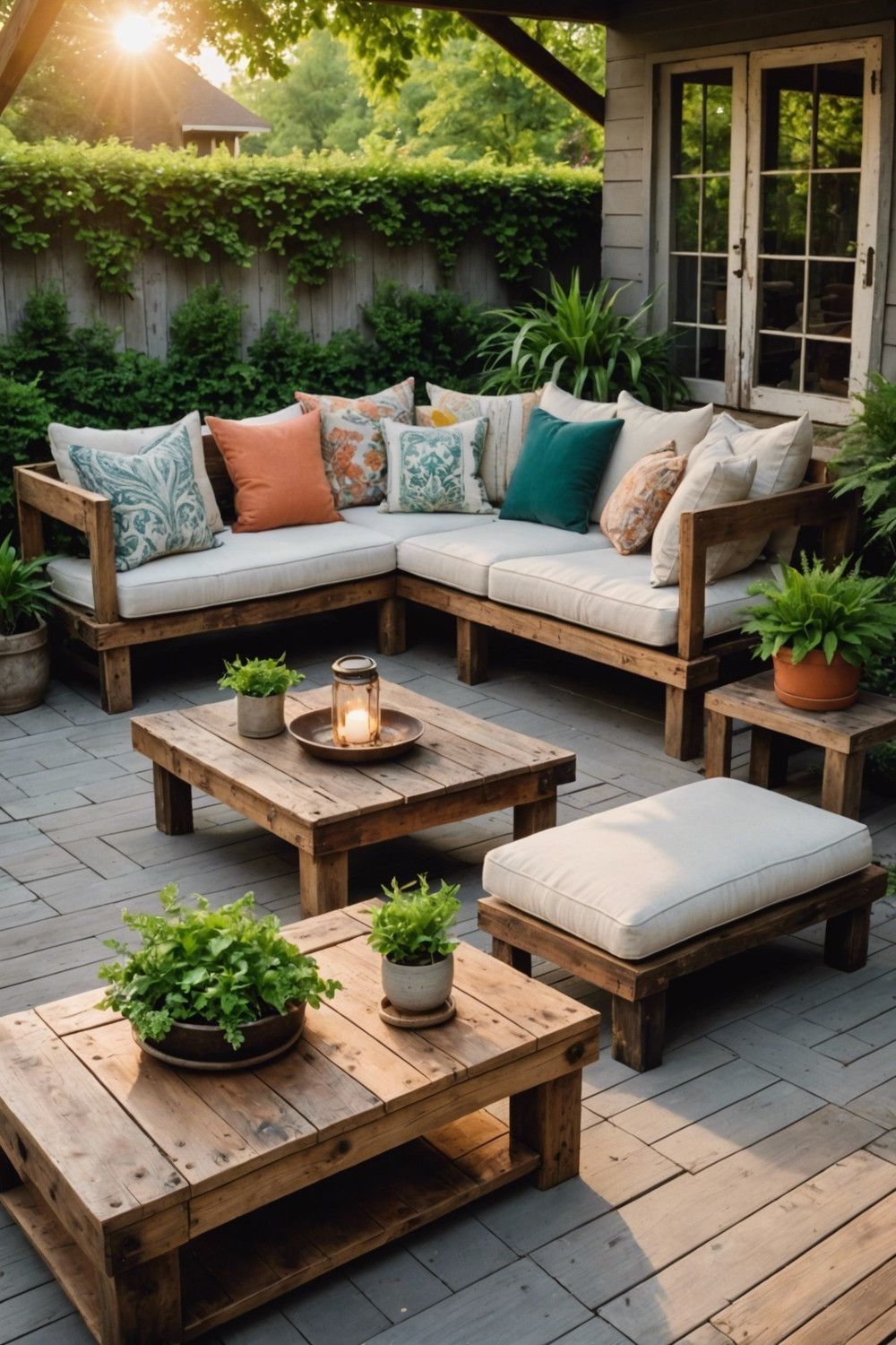 Rustic Charm with Reclaimed Wood Furniture