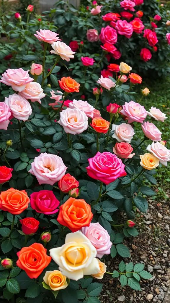 37. Rose Garden Ideas for Romantic Blooms