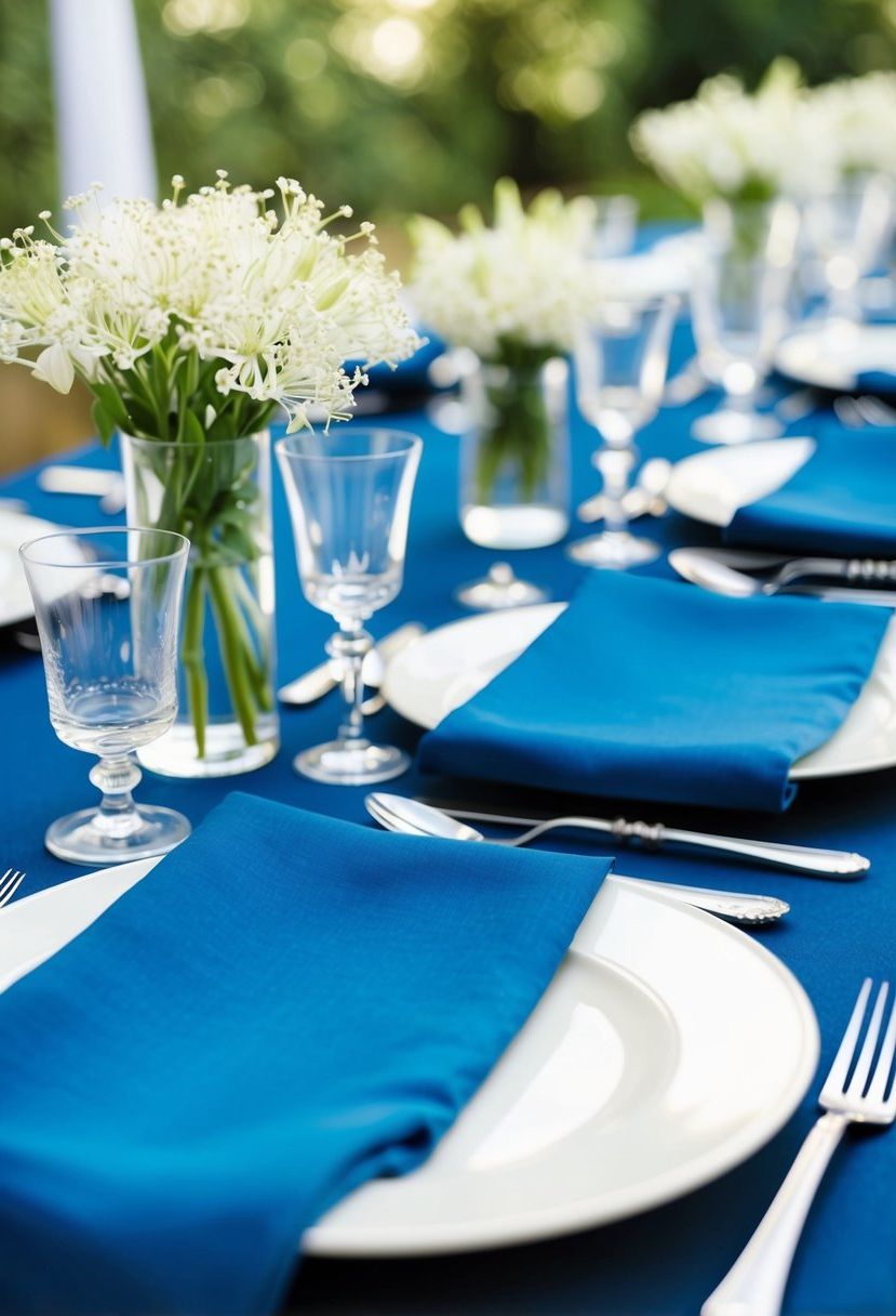 11) Sapphire Napkin Details