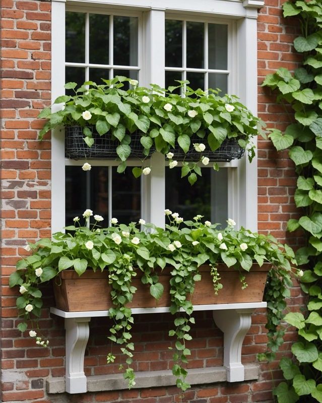Windowsill Trellis for Cucumbers