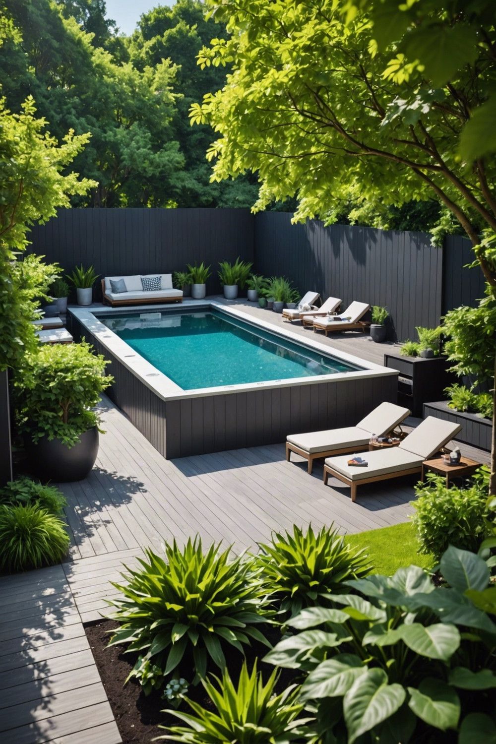 Space-Saving Above-Ground Pools
