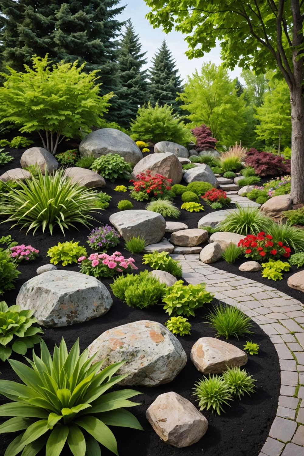 Plant a Boulder Garden Bed