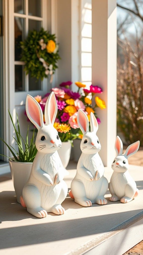 4 Charming Bunny Statue Ideas