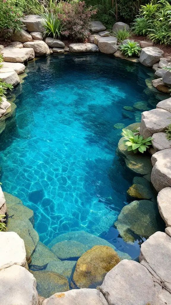 14. Natural Landscaping for a Small Pool