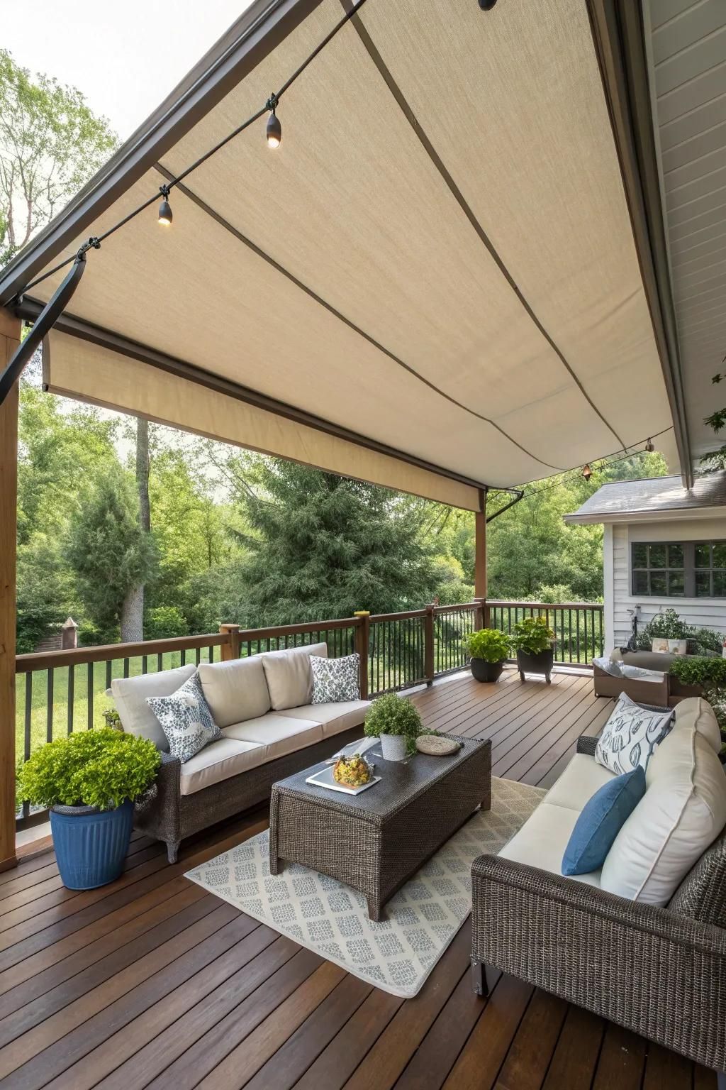 3. Canvas Awning Shade