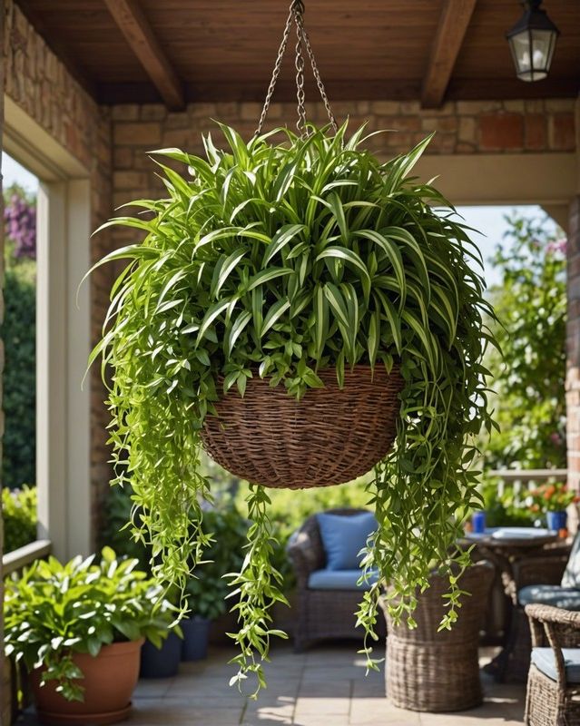 Ways to Style Lemongrass Hanging Baskets