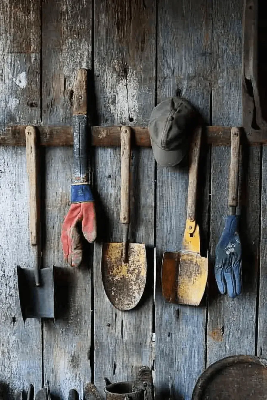 Turning Old Trowels into Wall Hooks