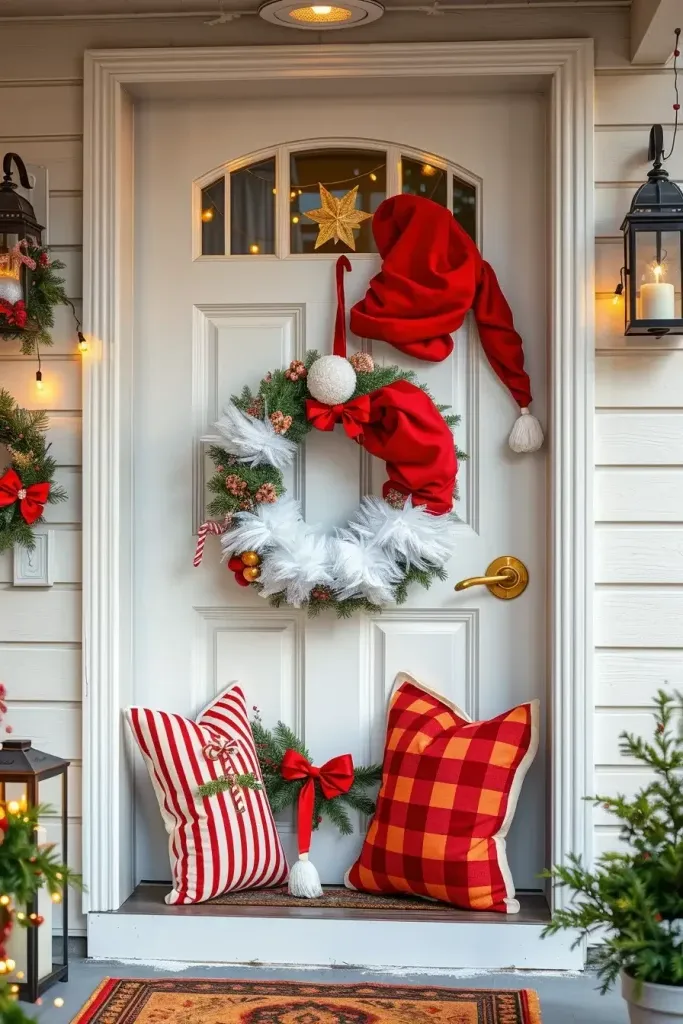 Fun Santa Hat Wreath Ideas to Try