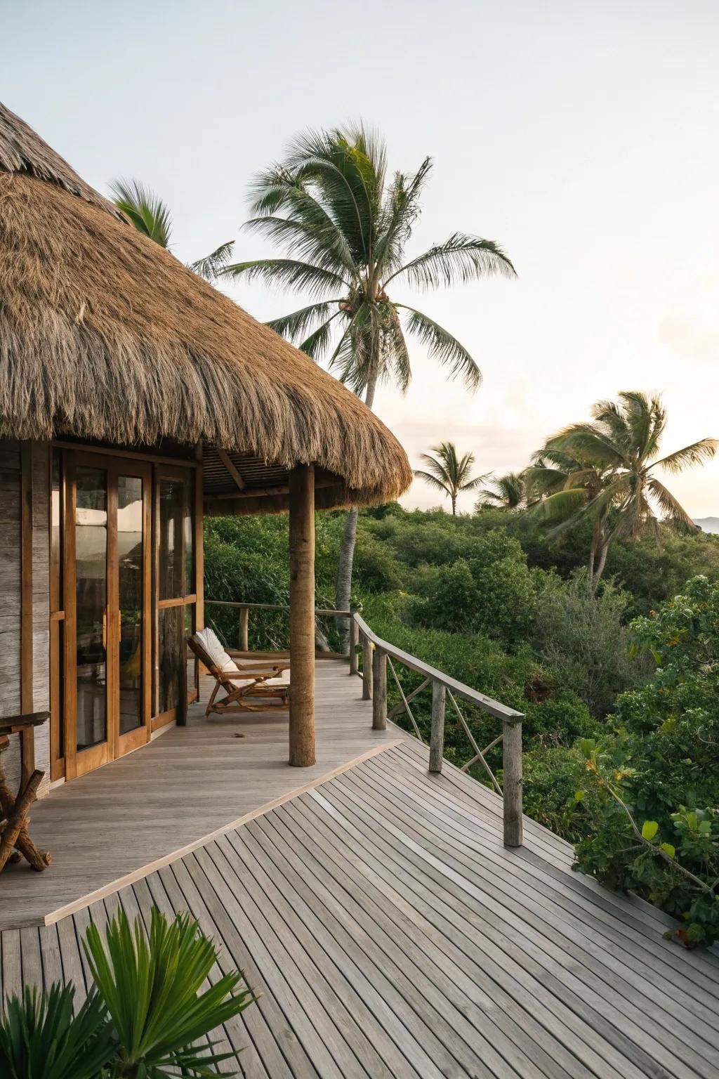 7. Seagrass Thatched Roof Retreat