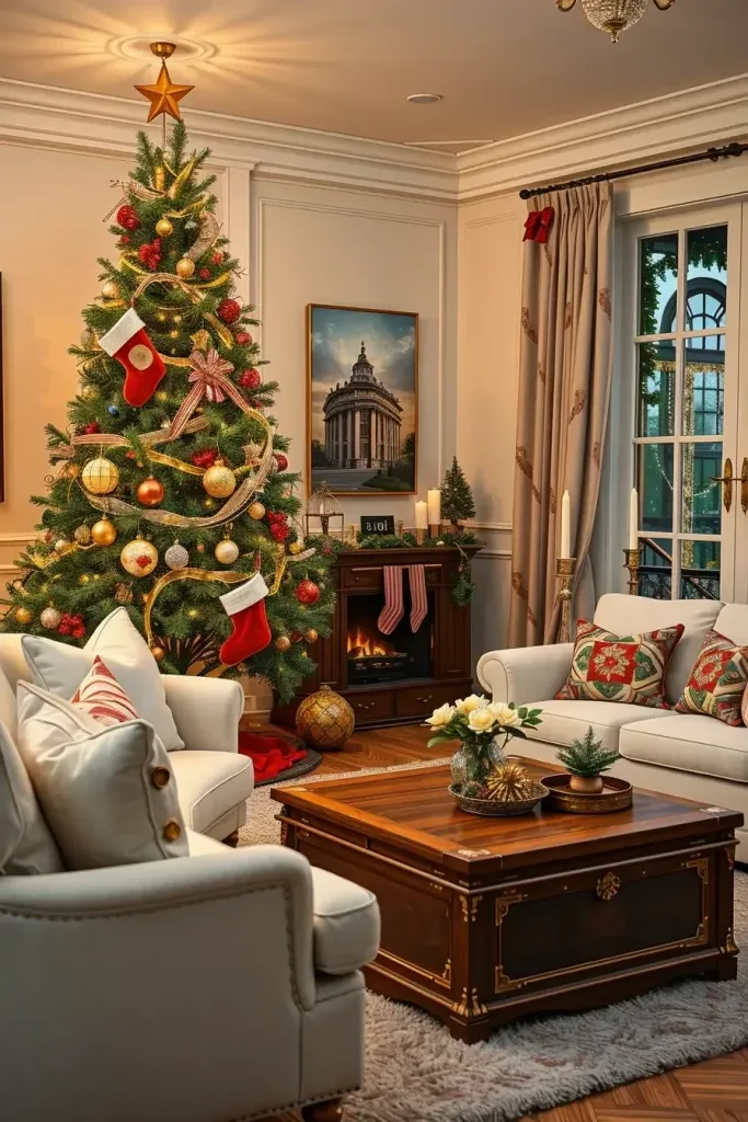 25) Blending Classic and Modern Holiday Styles