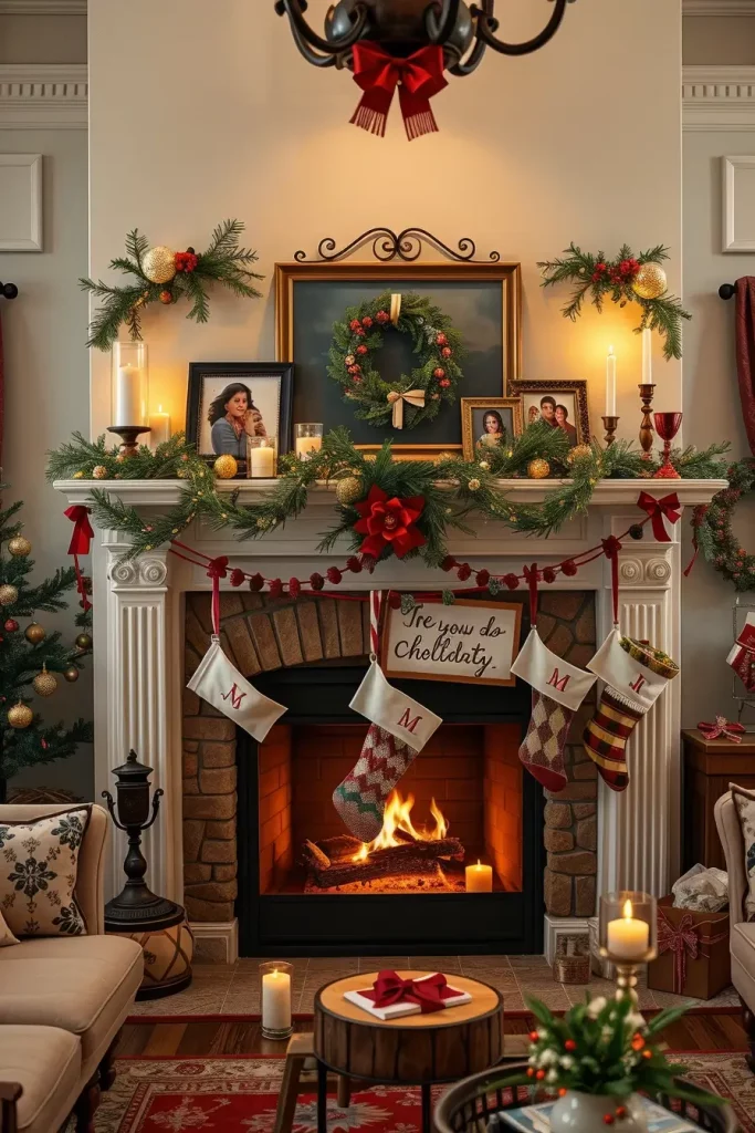 Personalized Mantel Ideas with Family Meaning