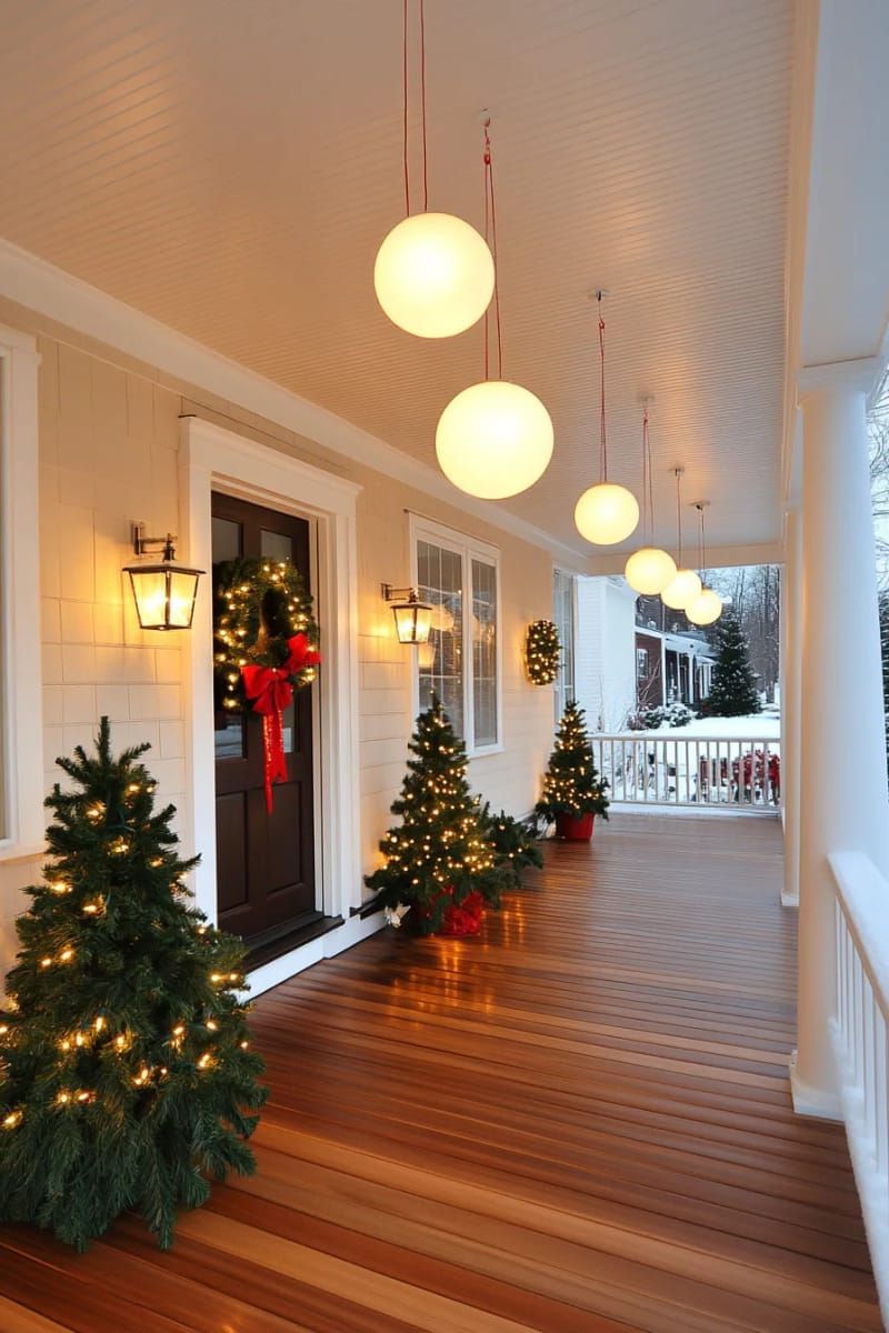 20. White Light Orbs Hung From Porch Ceilings - photo 3