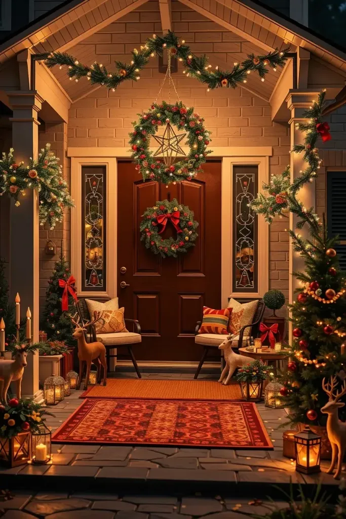 Lighted LED Wreaths for Outdoor Displays