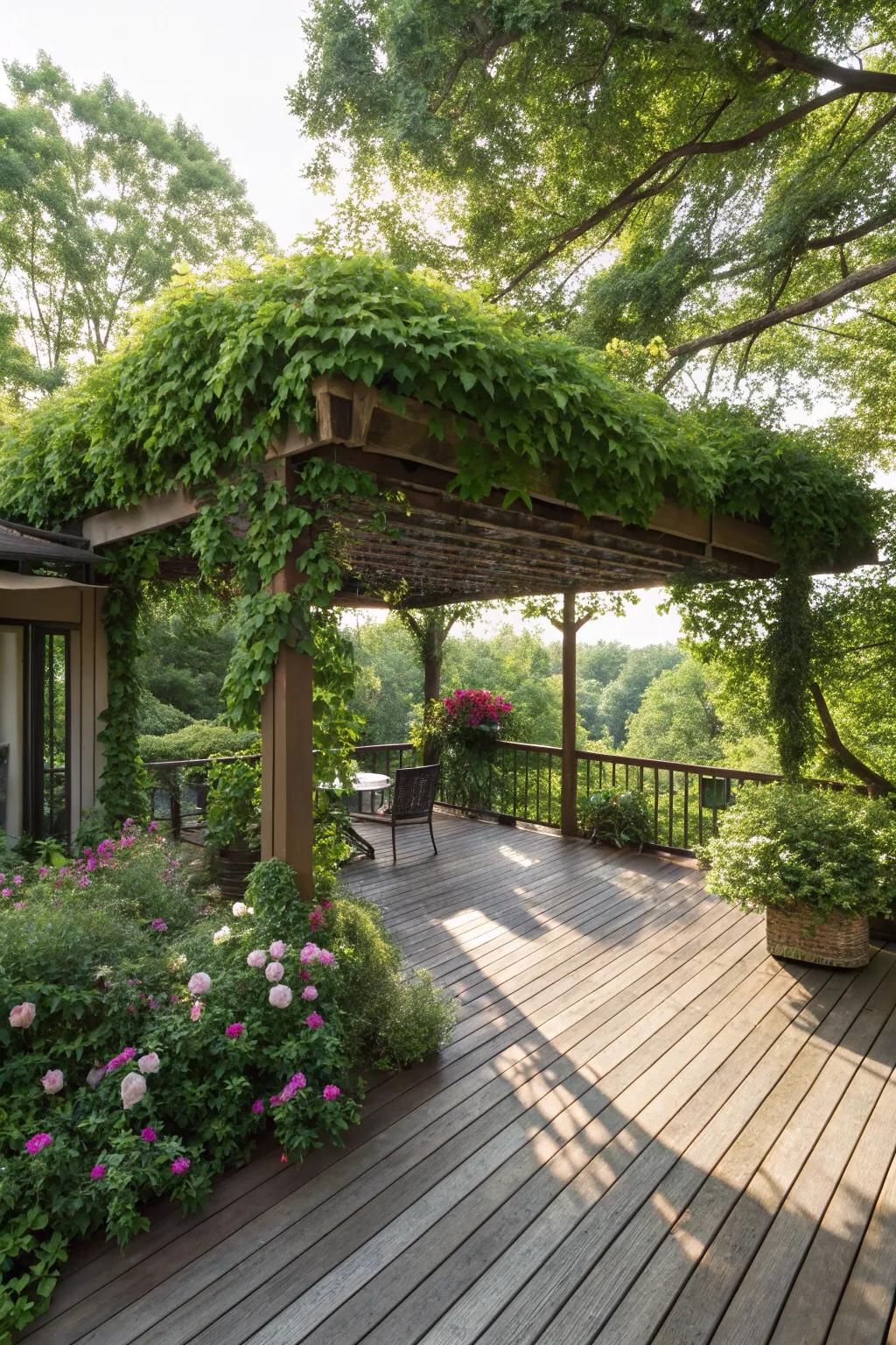 10. A Green Roof Garden Setup