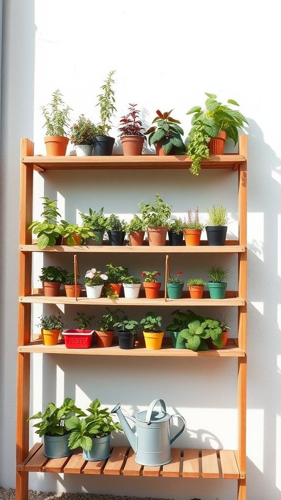 Compact Utility Shelf Gardens