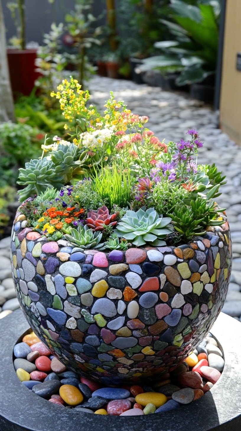 20 Best Pebble Garden Landscaping Ideas - photo 9