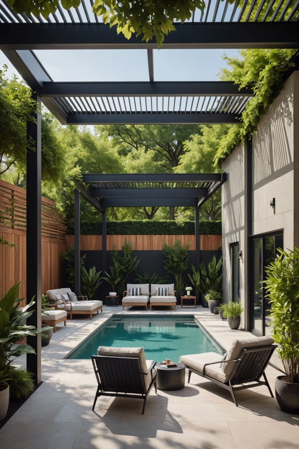 Louvered Roof Systems for Pools