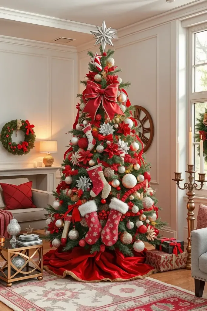 Final Styling Tips for Your Red and Silver Tree - photo 2