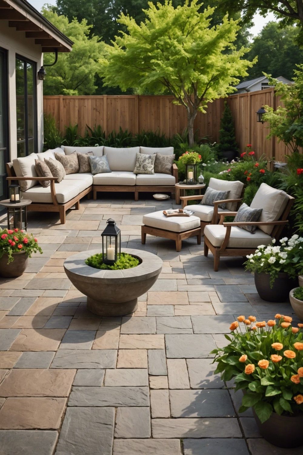 Textured Concrete Paver Designs