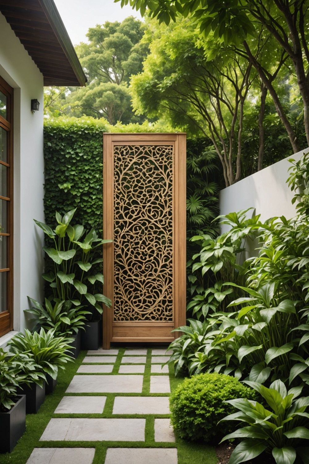 Using Decorative Screens for Privacy and Style