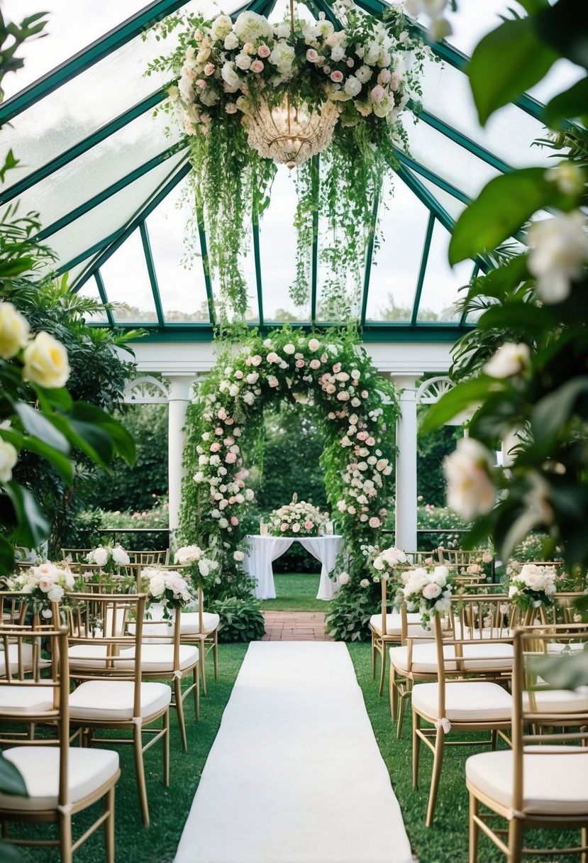14) Say I Do in a Conservatory
