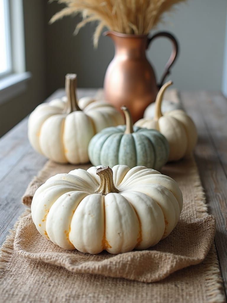 Add Vintage-Style Pumpkins and Gourds