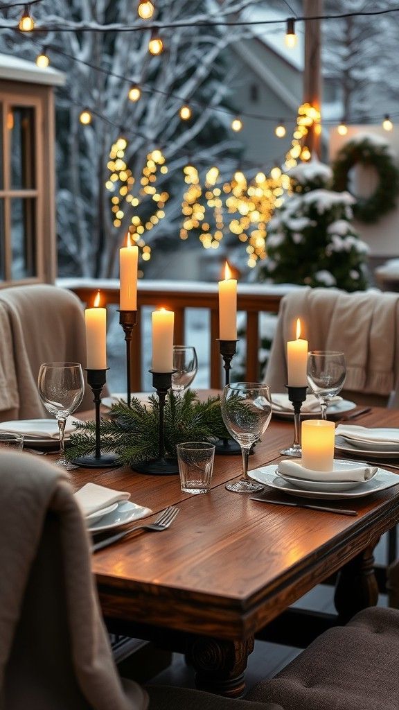 Setting Up a Candlelit Dinner