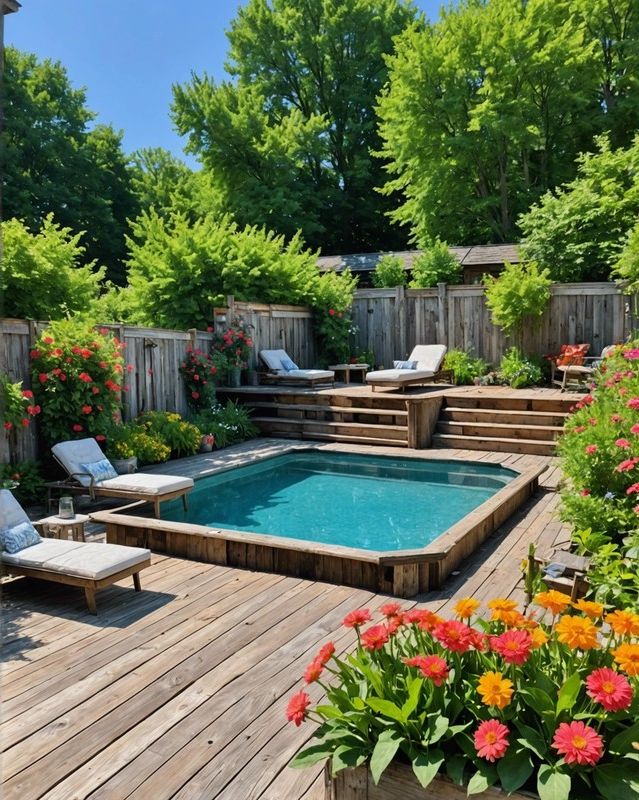 Reclaimed Wood Fencing for Pools