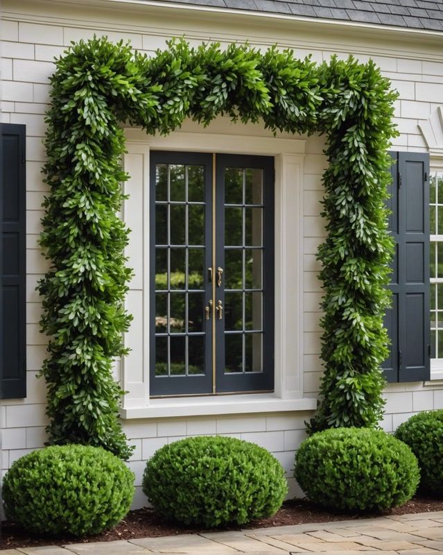 Boxwood Garland Decor