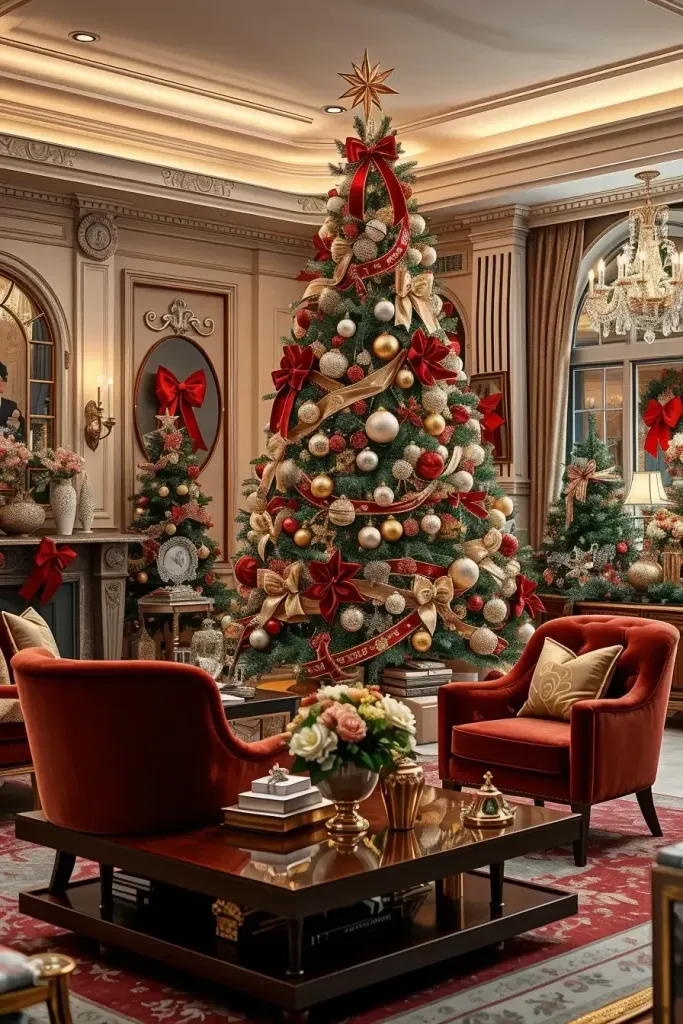 Mixing Gold into Red and Silver Trees