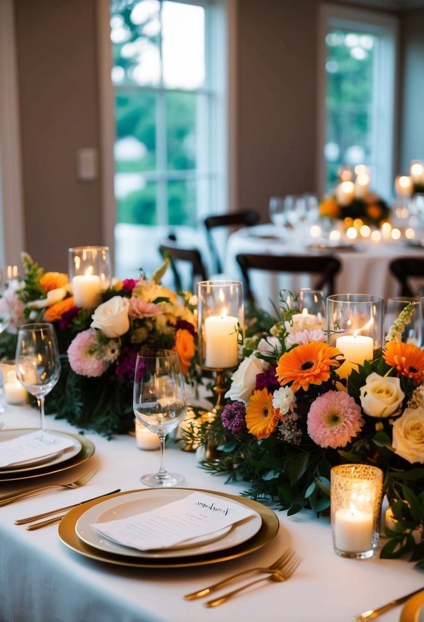 7) Bold Table Settings That Pop