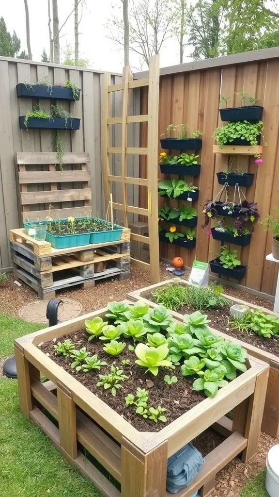 55. Fun DIY Pallet Garden Projects