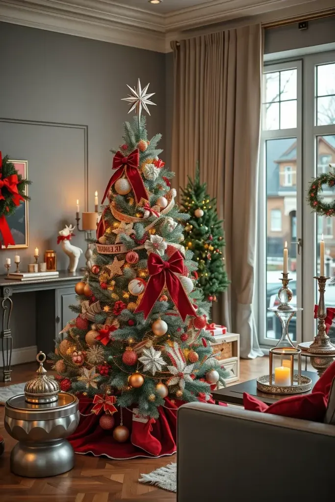 Final Styling Tips for Your Red and Silver Tree