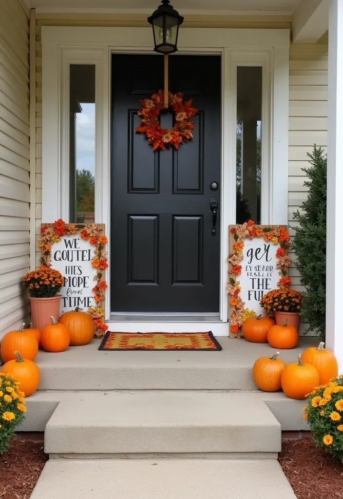 14. Fall Signs for Your Porch