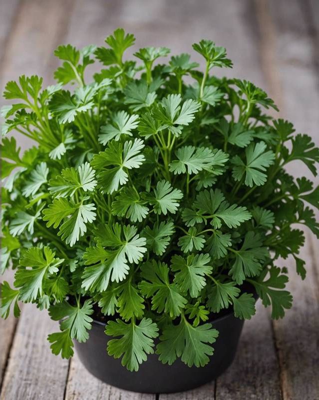 Growing Parsley in a Pot