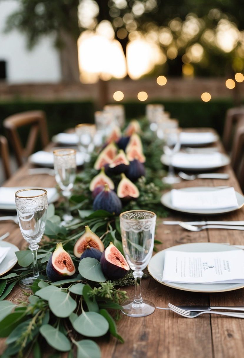 9) Fresh Fig Table Accents