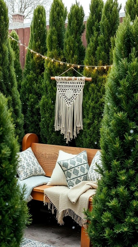 Evergreen Shrubs for Winter Greenery