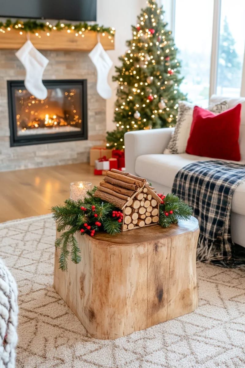 2. Mini Log Cabins from Cinnamon Sticks - photo 2