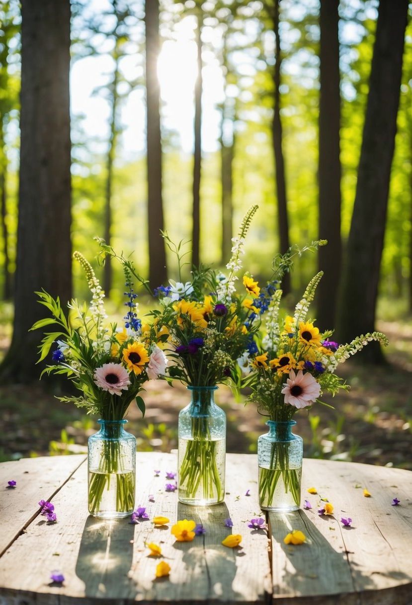 6) Wildflower Arrangements