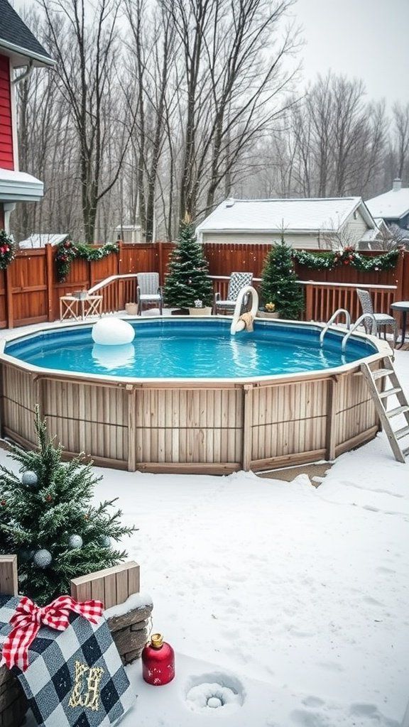 Winter-Ready Above Ground Pool Setup Ideas