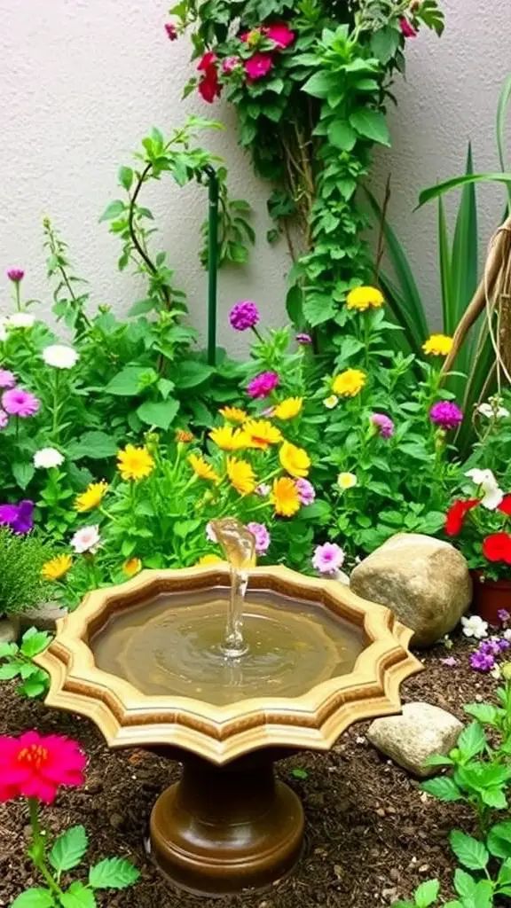 16. Water Garden for a Peaceful Retreat
