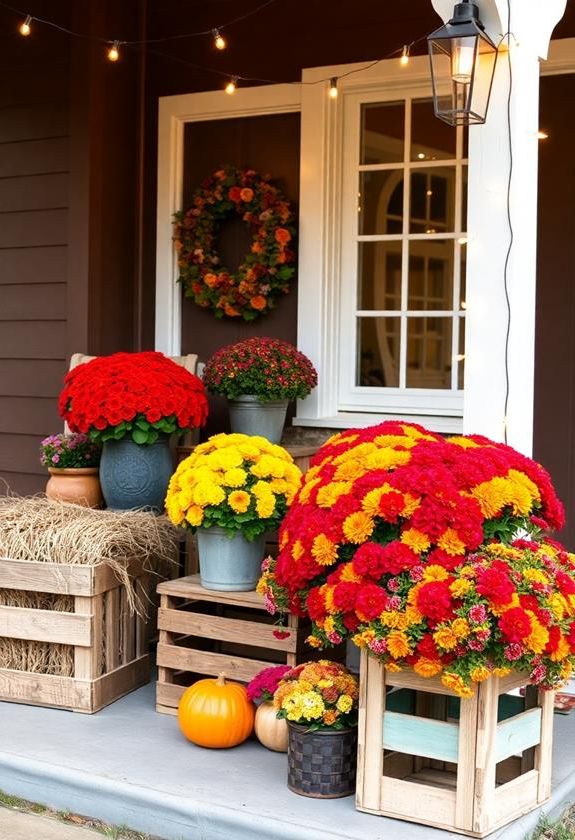 Adding Mums and Fall Blooms