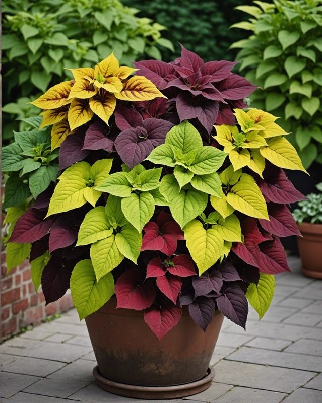 Color-Blocked Coleus Planting Ideas