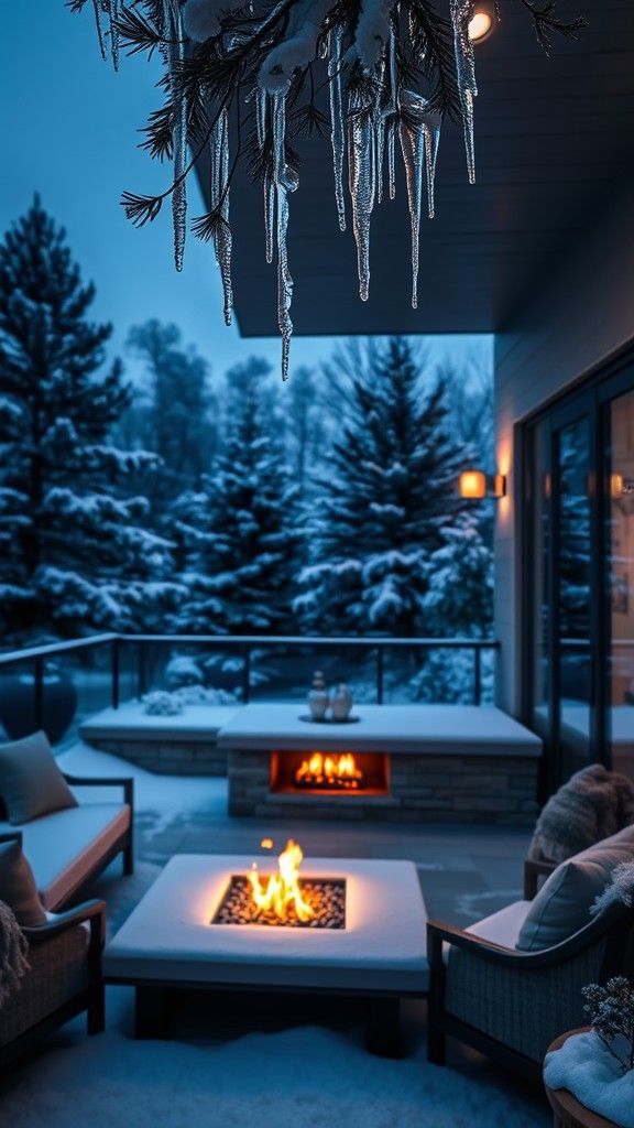 Built-in Fireplace for Patios