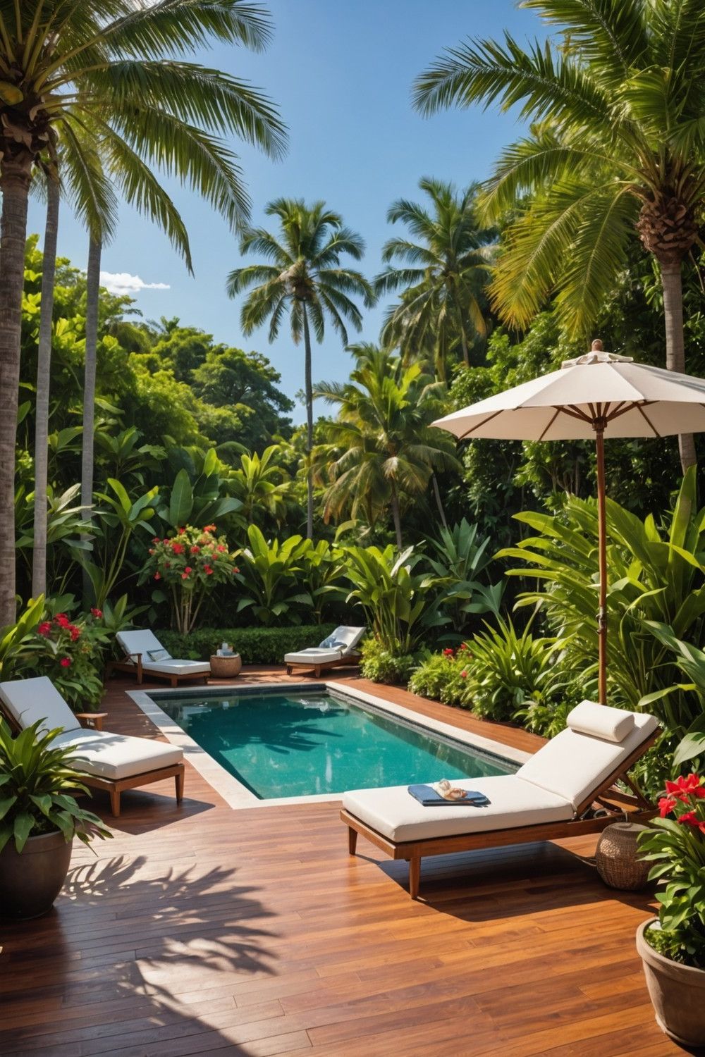 Best Decking Materials for Tropical Pools