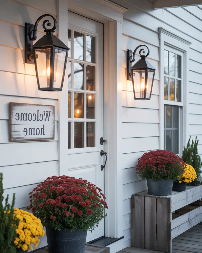 4. Elegant Fall Looks for White Houses - photo 2