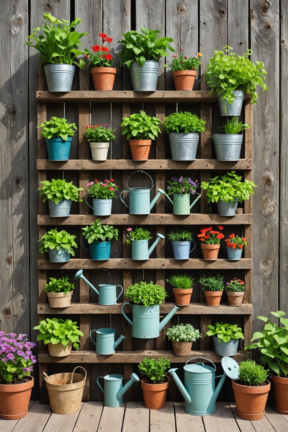 Building a Vertical Garden Wall