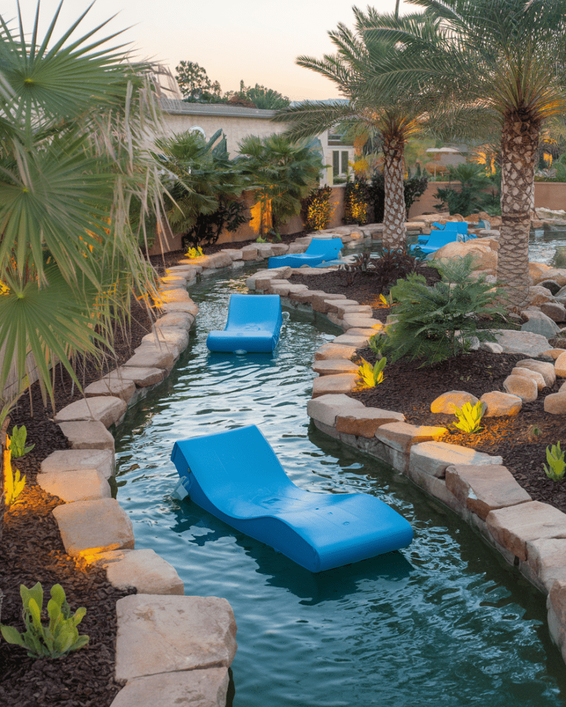13. Lazy River Pool: Relaxation Oasis