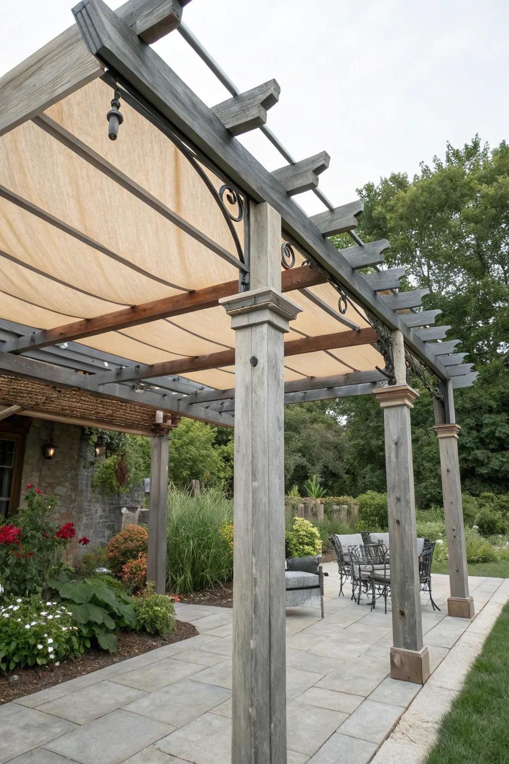 21. Combine Materials for a Mixed Roof Look